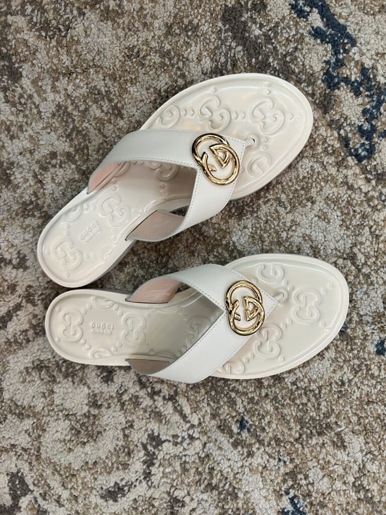 Gucci sandals from SSENSE