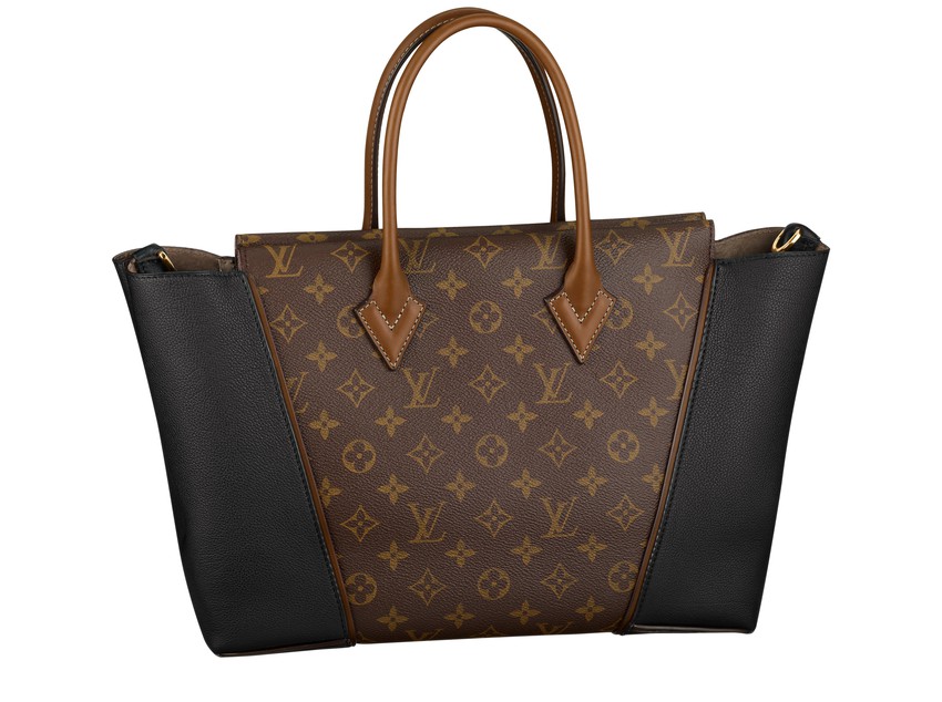 Louis vuitton tote bag in black and brown.