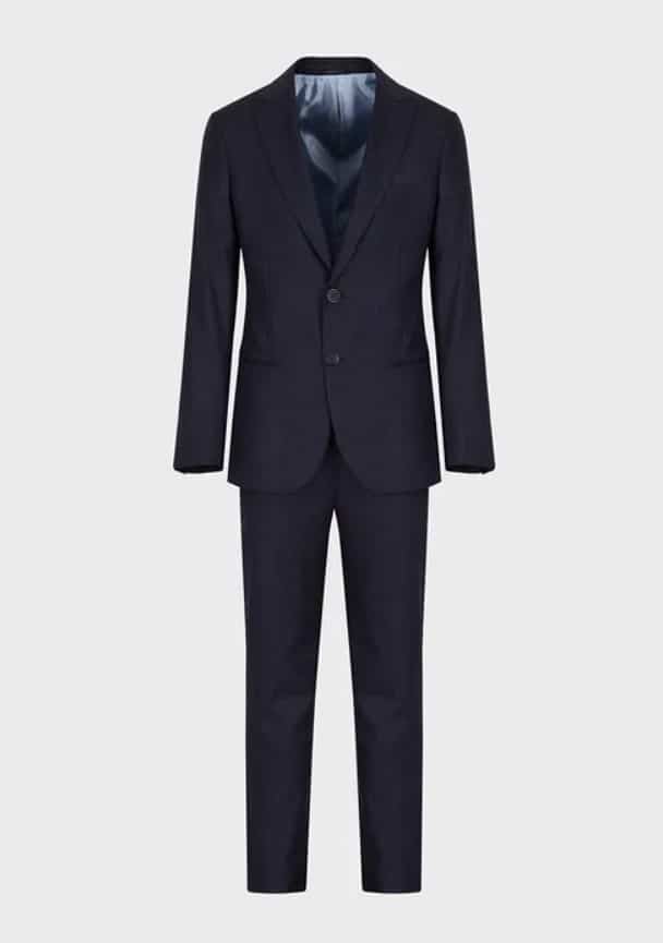 Armani Soho Line Suit on a white background.