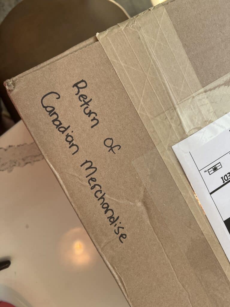 SSENSE return box