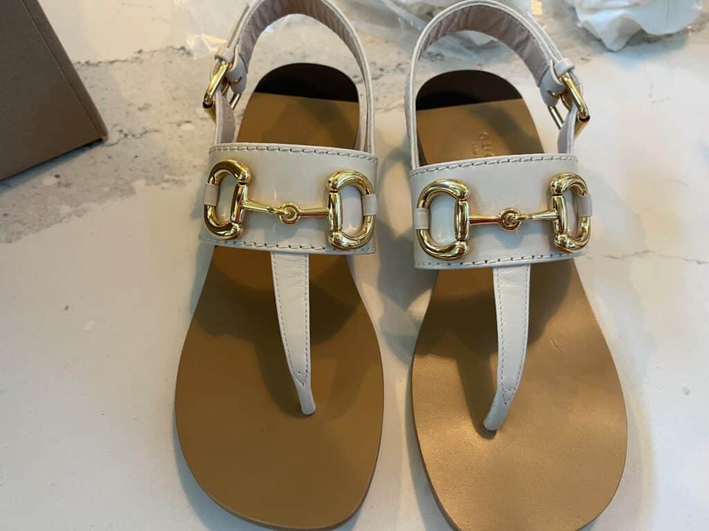 Gucci horsebit sandals from SSENSE 