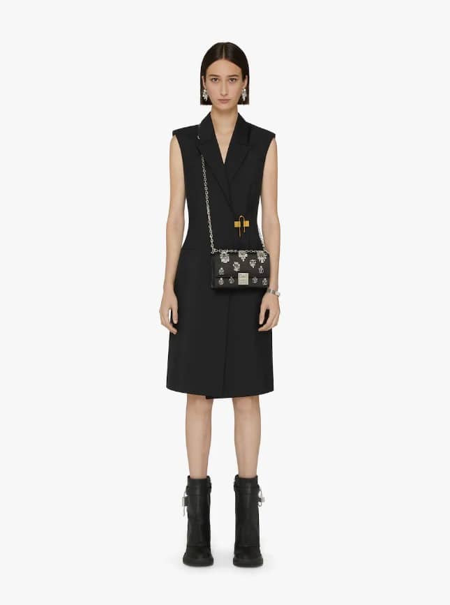 Givenchy Wrap Dress on a white background.