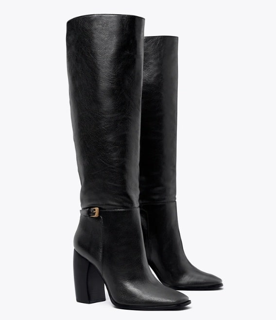 tory burch BANANA HEEL BUCKLE BOOT