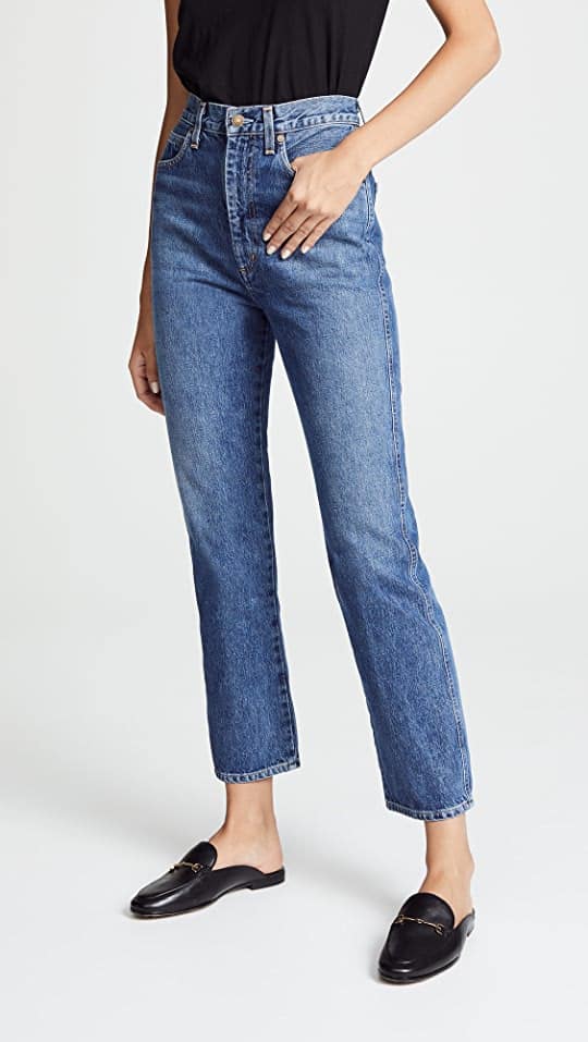 AGOLDE
Pinch Waist High Rise Kick Jeans  