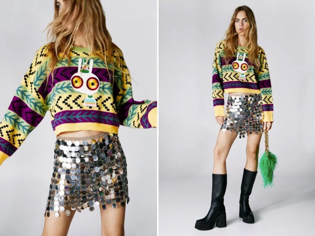 Nastygal | Will Broome Fair Isle Cropped Jumper 