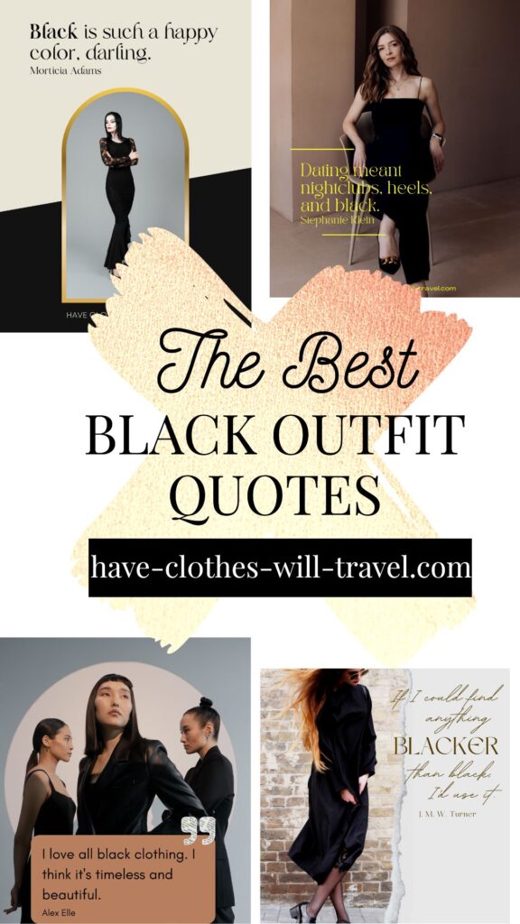 45+ Black Outfit Quotes For The Perfect Instagram Caption