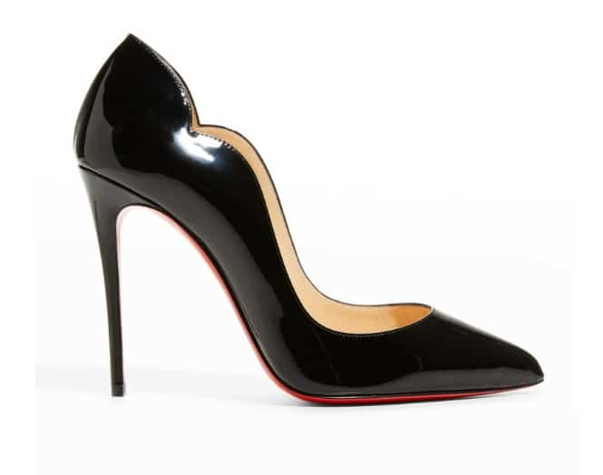 Christian Louboutin
Hot Chick 100 Patent Red Sole High-Heel Pumps
