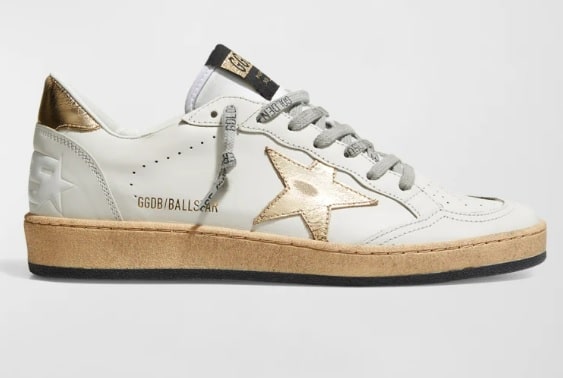 Golden Goose
Ballstar Mixed Leather Low-Top Sneakers