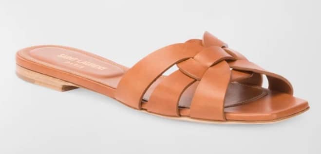 Saint Laurent
Woven Leather Sandal Slide