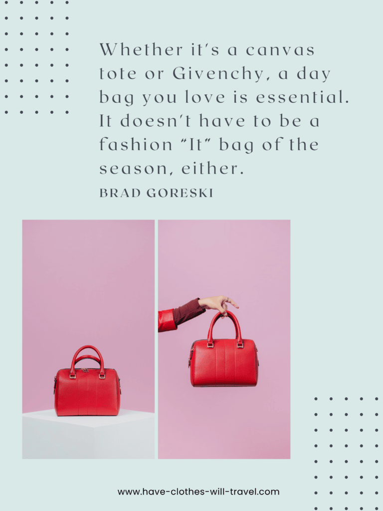 handbag quote