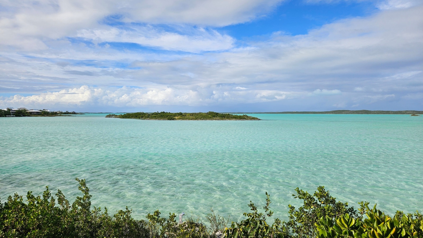 Clear Rippled Waters of Chalk Sound in Turks and Caicos