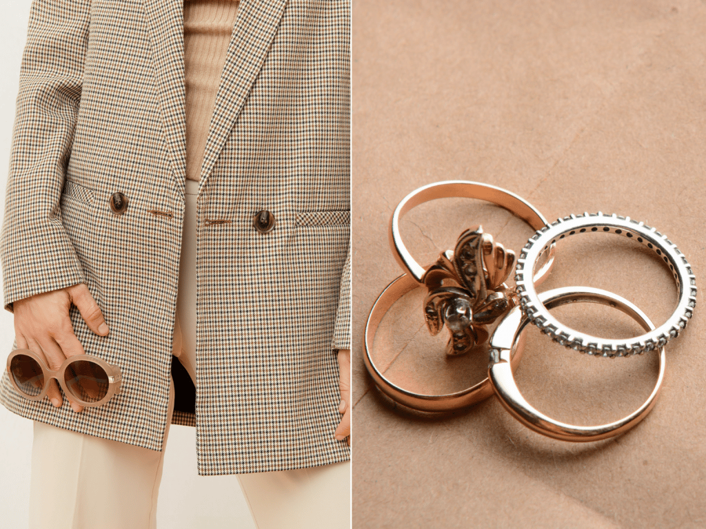 what to wear with gold
