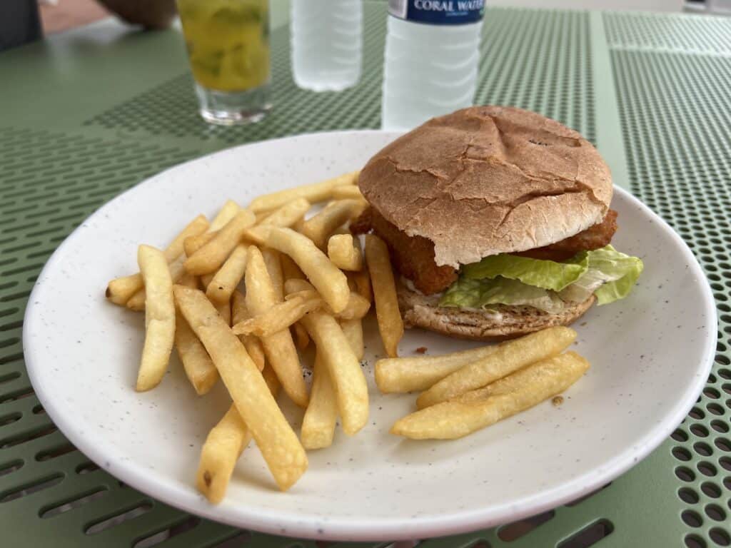 Sandals Curacao food truck food