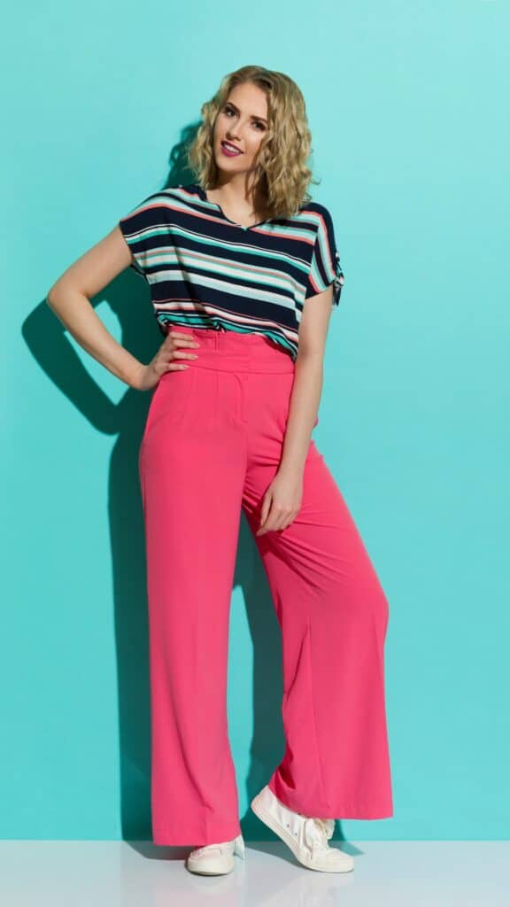 Zara | Pants & Jumpsuits | Zara Light Pink Trousers With Belt Loops Sz Xs |  Poshmark
