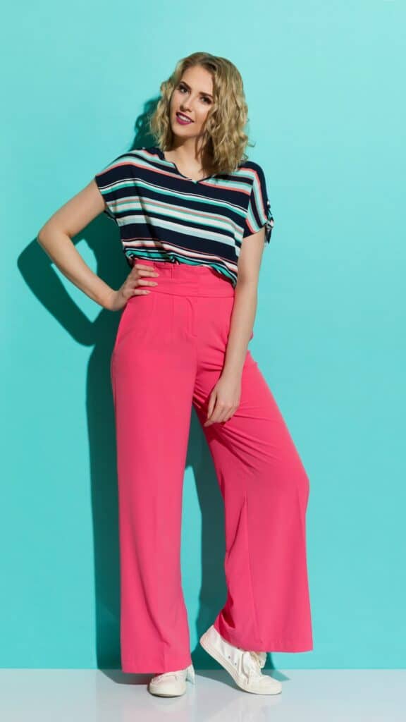 20 Outfits with Pink Pants  Styling Tips For 2023