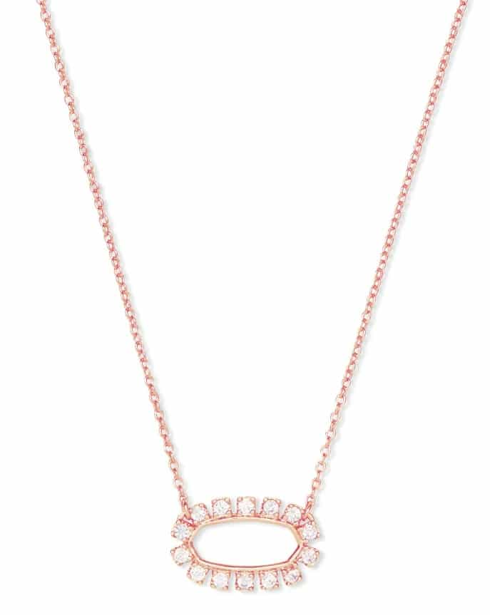 Rose gold necklace