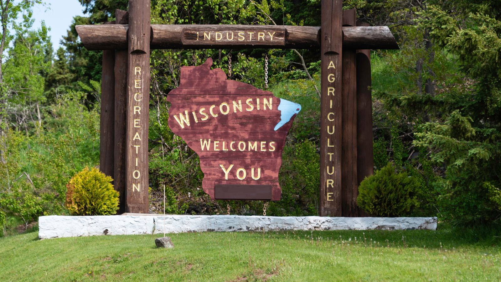 Wisconsin state sign
