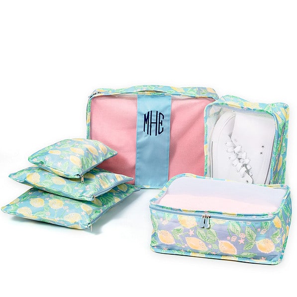 Monogrammed Packing Bag Set