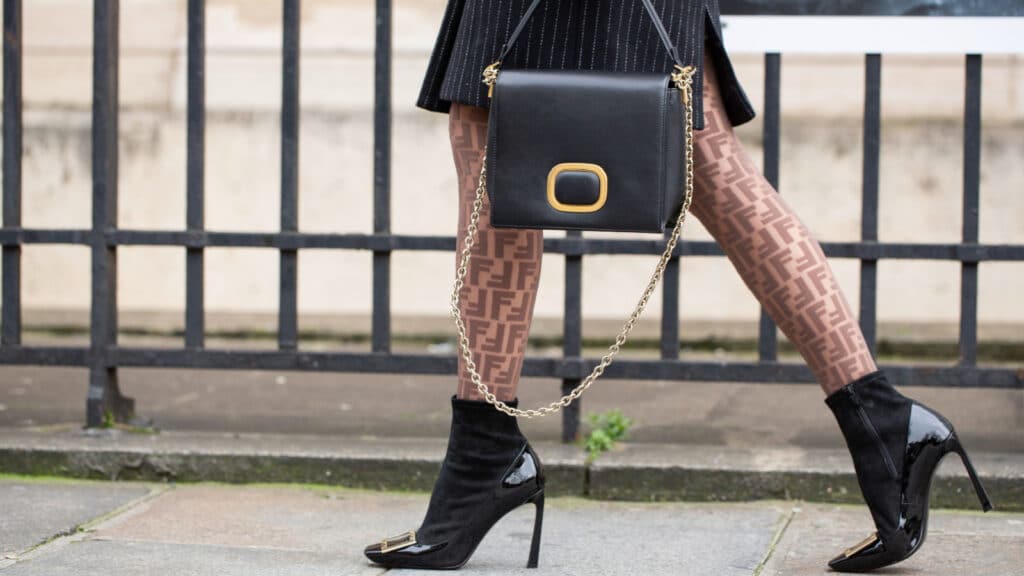 PARIS-JANUARY 24, 2018.Street Style meanwhile Paris fashion week. Haute couture.