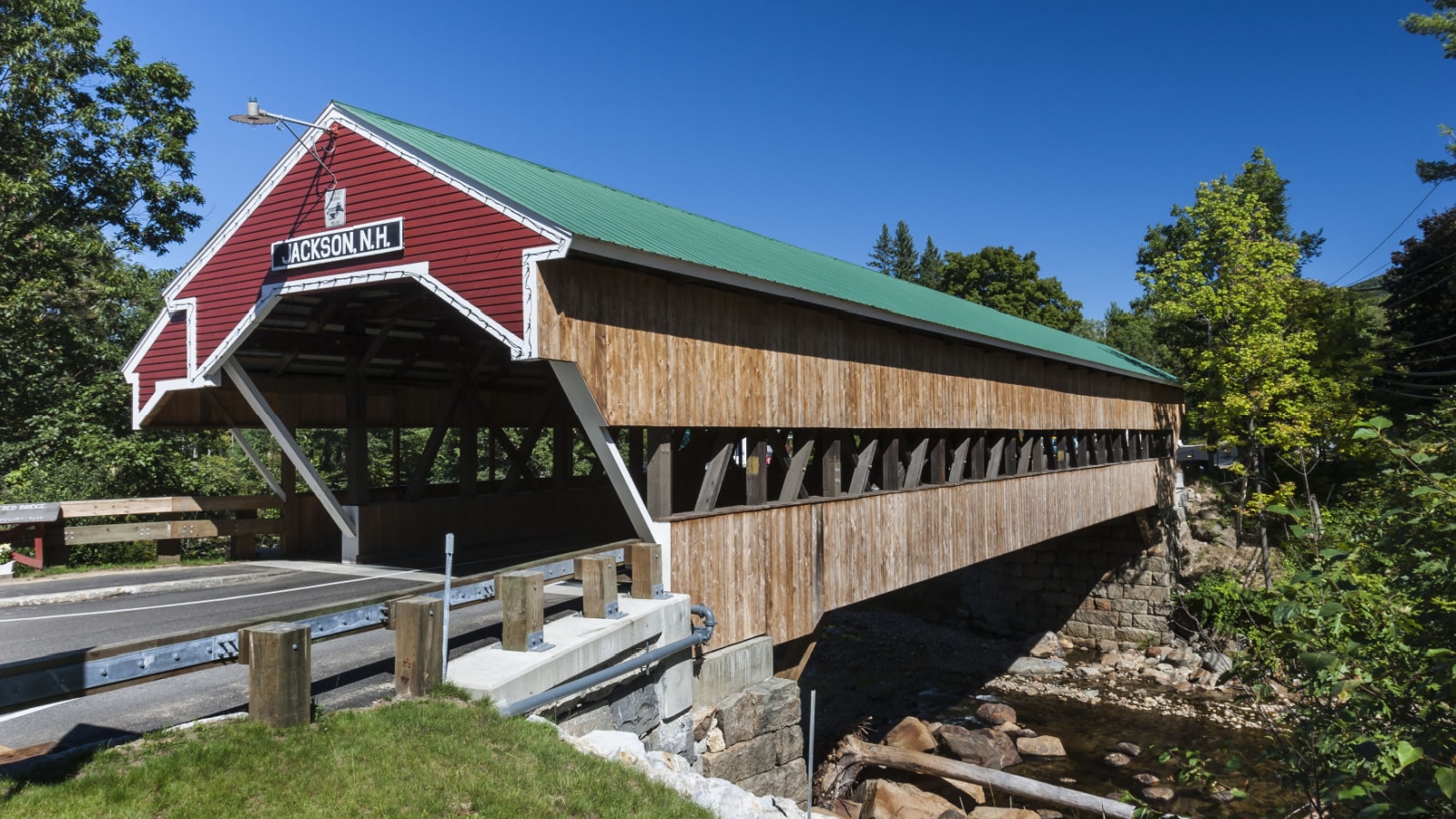 Covered Bridge in Jackson, New Hampshire