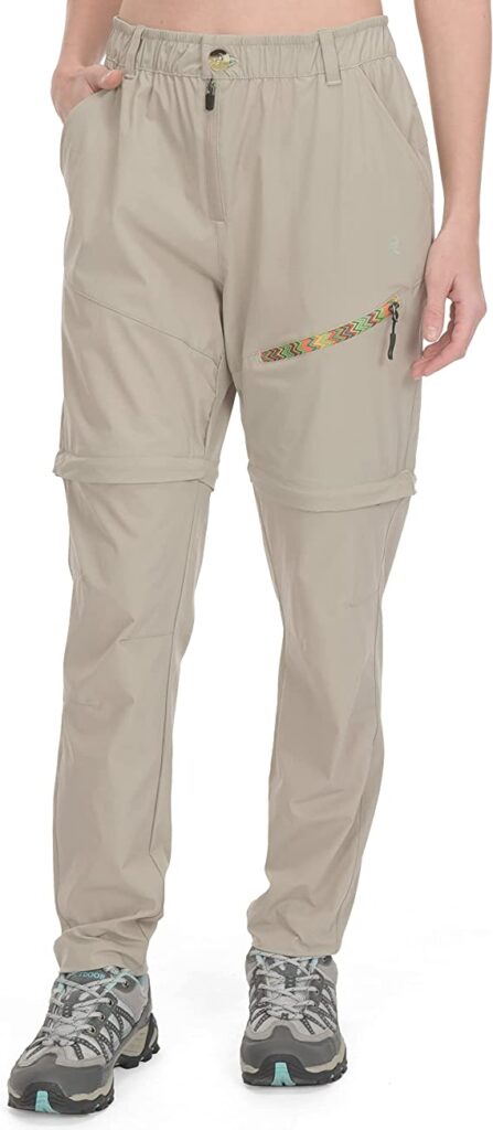 Little Donkey Andy Women's Hiking Pants Lightweight Convertible Zip-Off Pants Quick Dry UPF 50