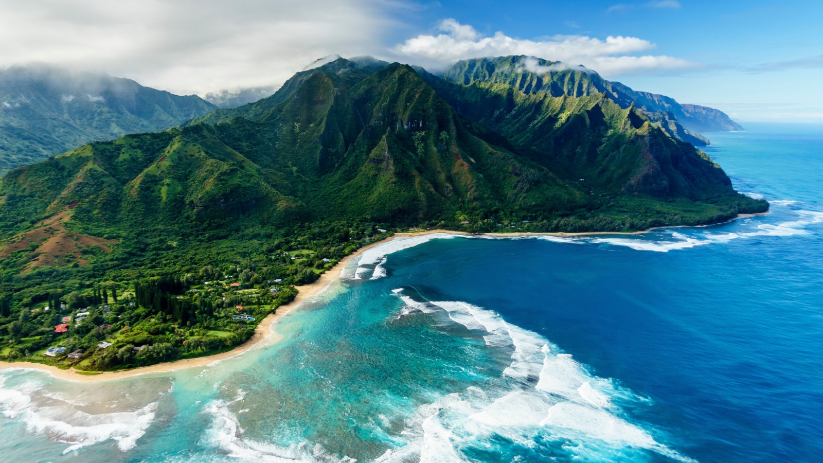 Napali Coast on Kauai, Hawaii