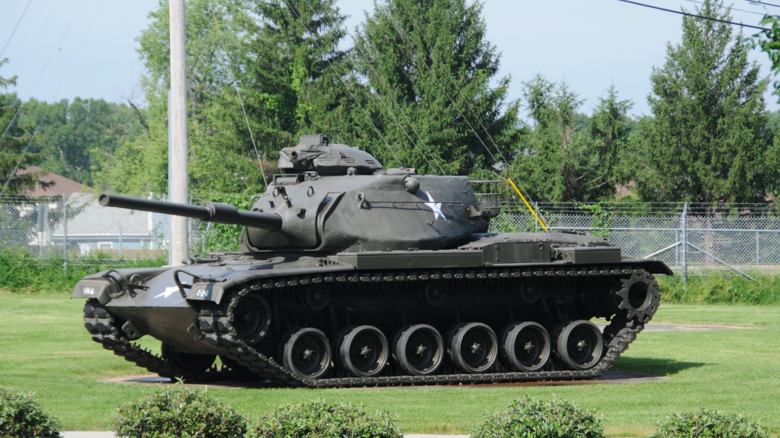 May 27, 2016, Fort Knox, KY, M60 Patton tank on display outside of the George Patton Museum