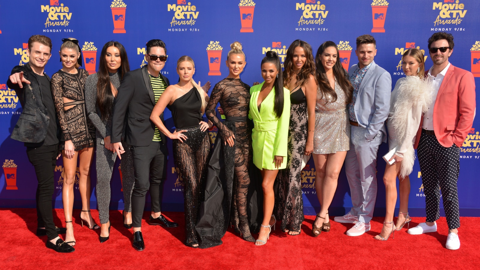 Vanderpump Rules, the cast 148 attends the 2019 MTV Movie and TV Awards at Barker Hangar on June 15, 2019 in Santa Monica, California