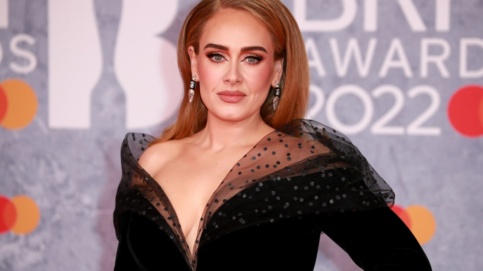 London, United Kingdom - February 08, 2022: Adele attends The BRIT Awards 2022 at The O2 Arena on February 08, 2022 in London, England.