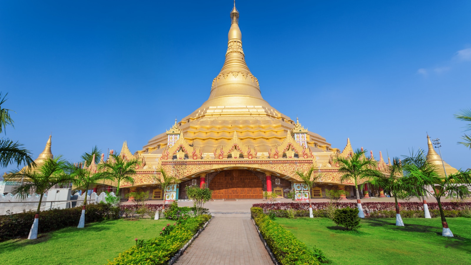 The Global Vipassana Pagoda is a Meditation Hall in Mumbai, India