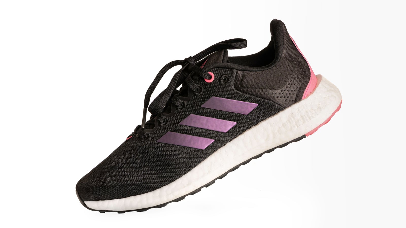 Bangkok , Thailand - October 5 , 2022 : The Adidas running shoe isolated on white background.