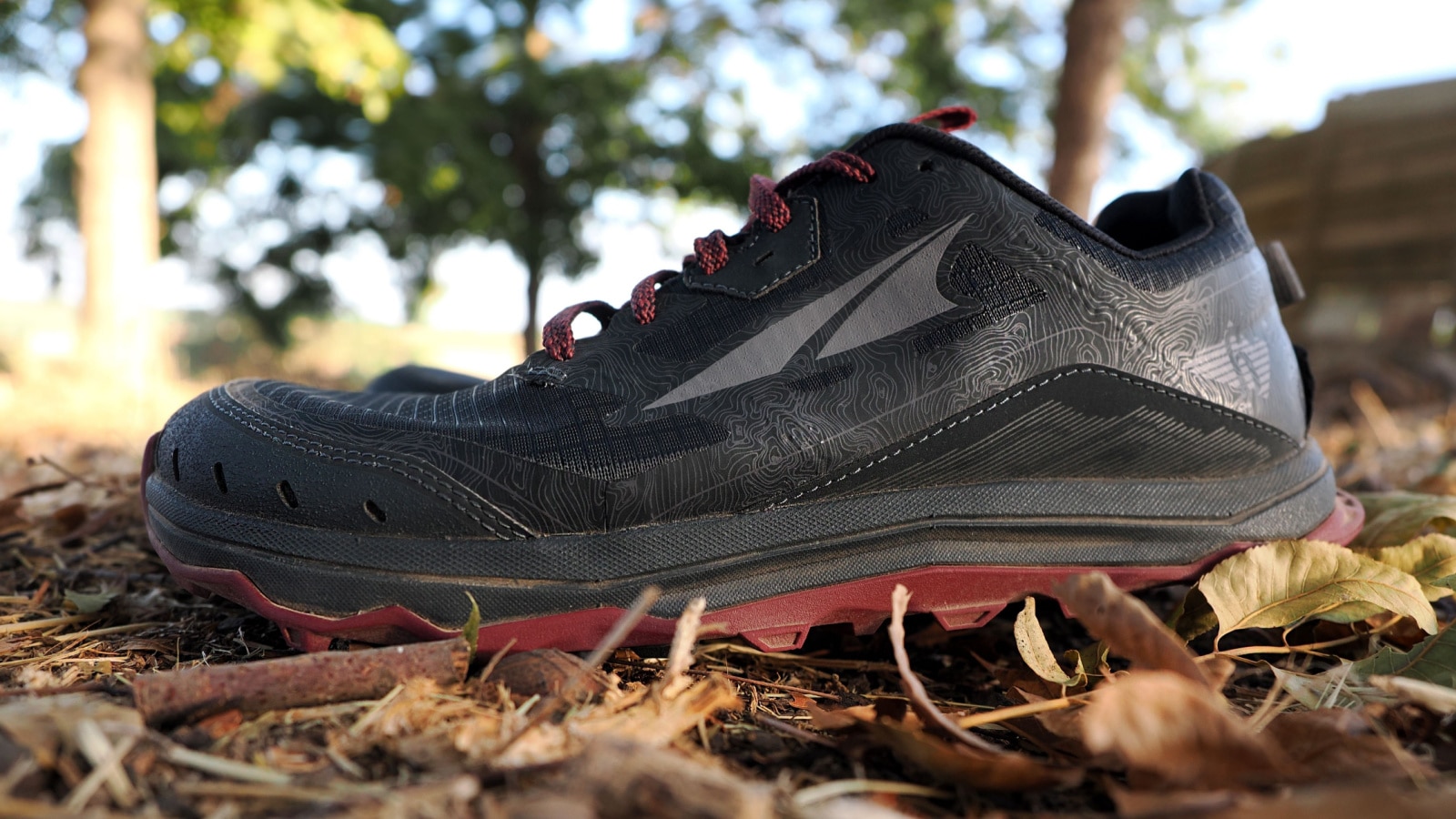 ISRAEL - OCTOBER 18, 2022: Altra Lone Peak 6 Trail Running Shoe Close-up.