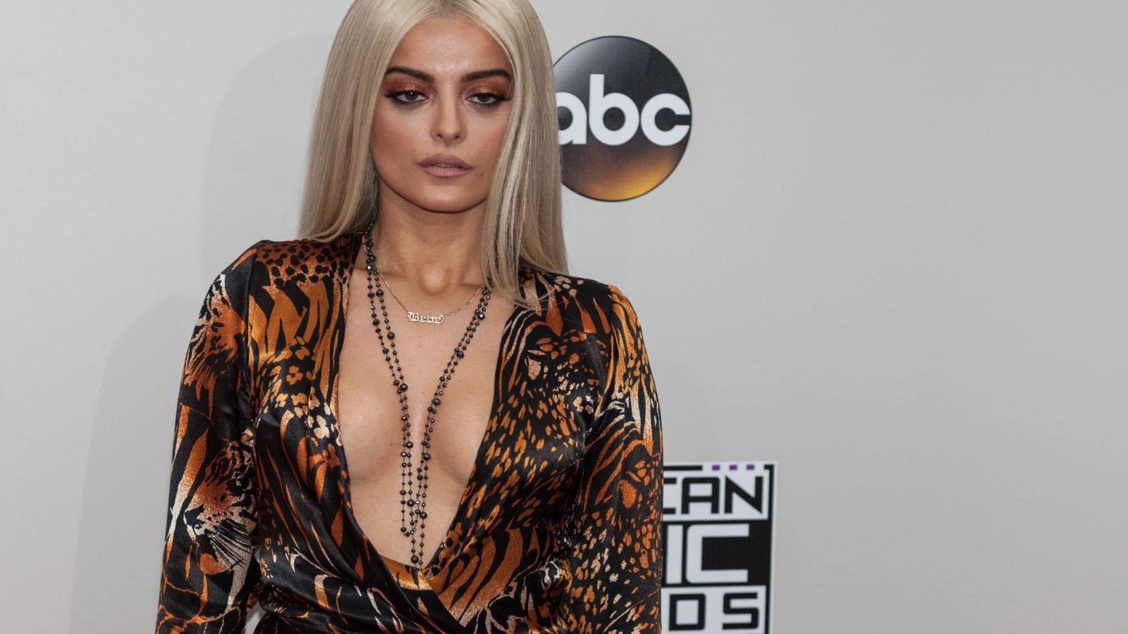 Bebe Rexha attends the 2016 American Music Awards in los Angeles, California at the Microsoft Theater on November 20,2016