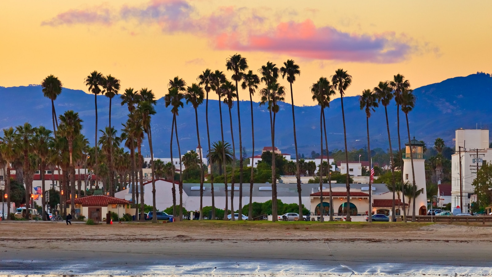 View on Santa Barbara from the pier