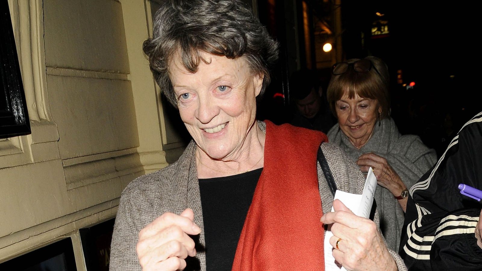 London, UK. Dame Maggie Smith at the 'A West End Celebration of Simon Gray' gala tribute, held at the Comedy Theatre in London. 15th March 2009.