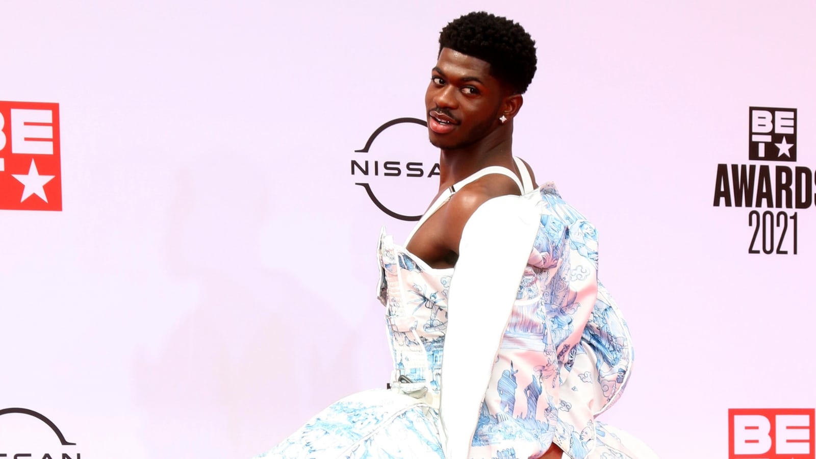 LOS ANGELES - JUN 27: Lil Nas X at the BET Awards 2021 Arrivals at the Microsoft Theater on June 27, 2021 in Los Angeles, CA
