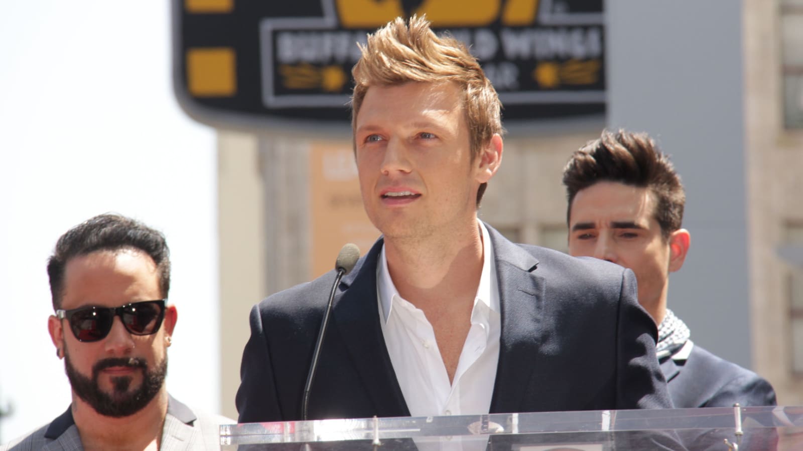 LOS ANGELES - APR 22: Nick Carter at the ceremony for the "Backstreet Boys" Star on the Walk of Fame at the Hollywood Walk of Fame on April 22, 2013 in Los Angeles, CA