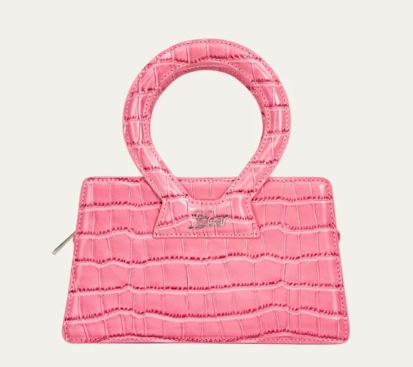 LUAR
Ana Small Croc-Embossed Top-Handle Bag