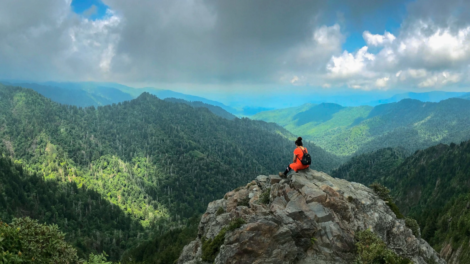 Views from hikes in Great Smokey National Park Tennessee 