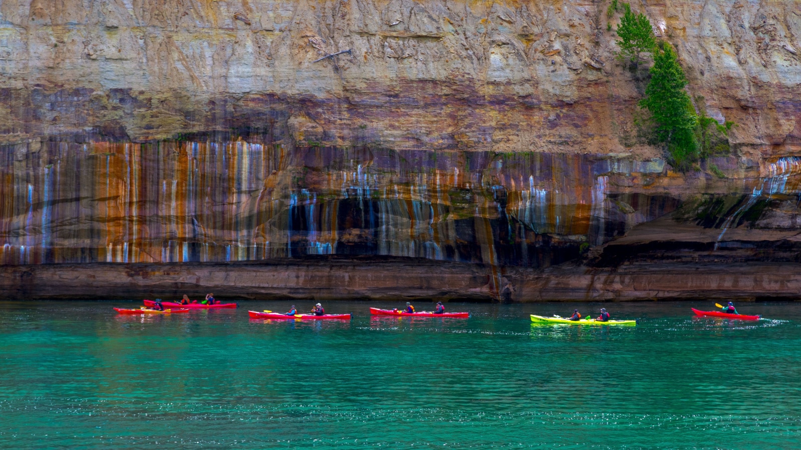 Pictured Rocks National Lakeshore Park in Michigan's Upper Peninsula