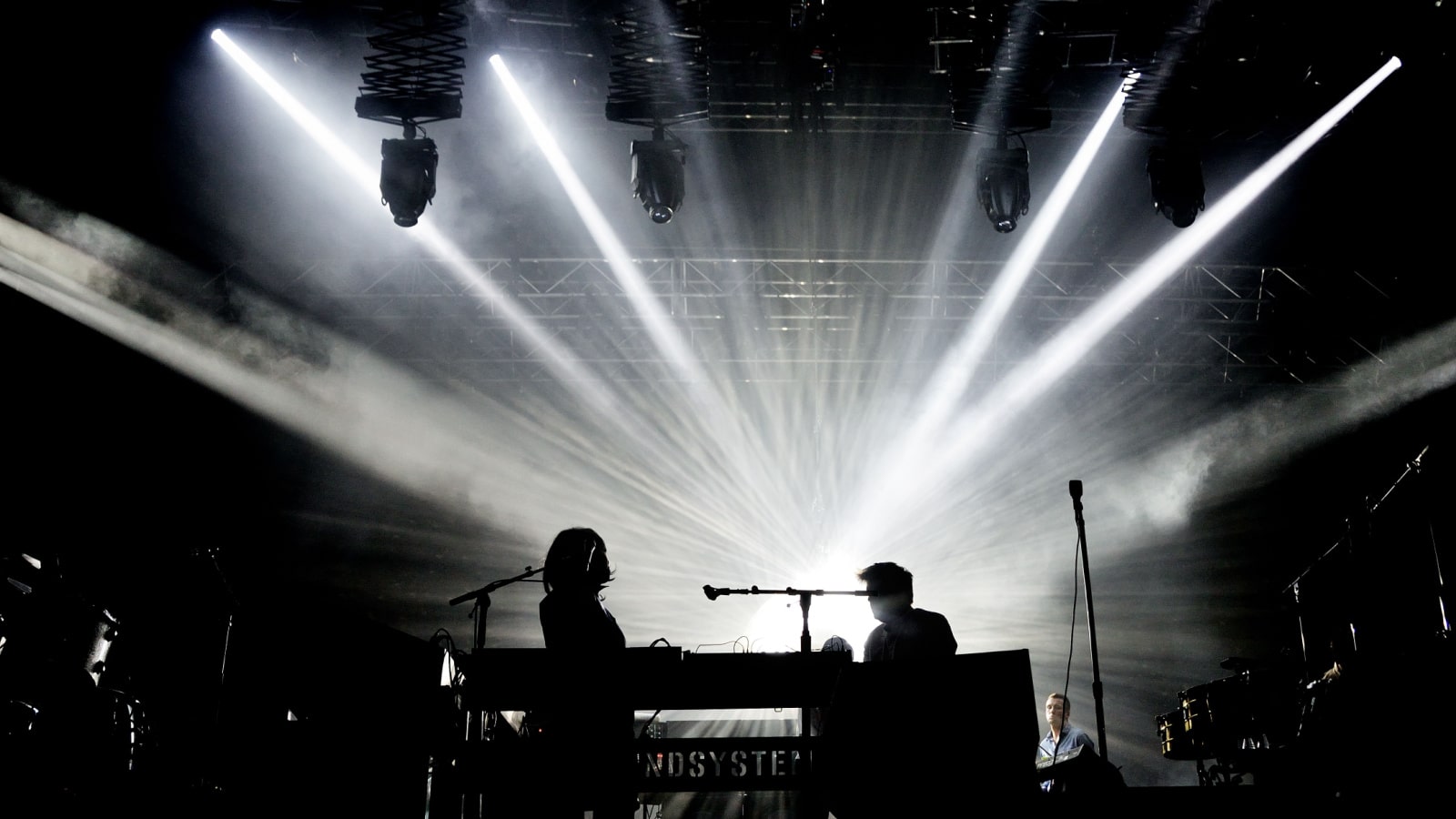 BARCELONA - JUN 2: LCD Soundsystem (band) perform in concert at Primavera Sound 2016 Festival on June 2, 2016 in Barcelona, Spain.