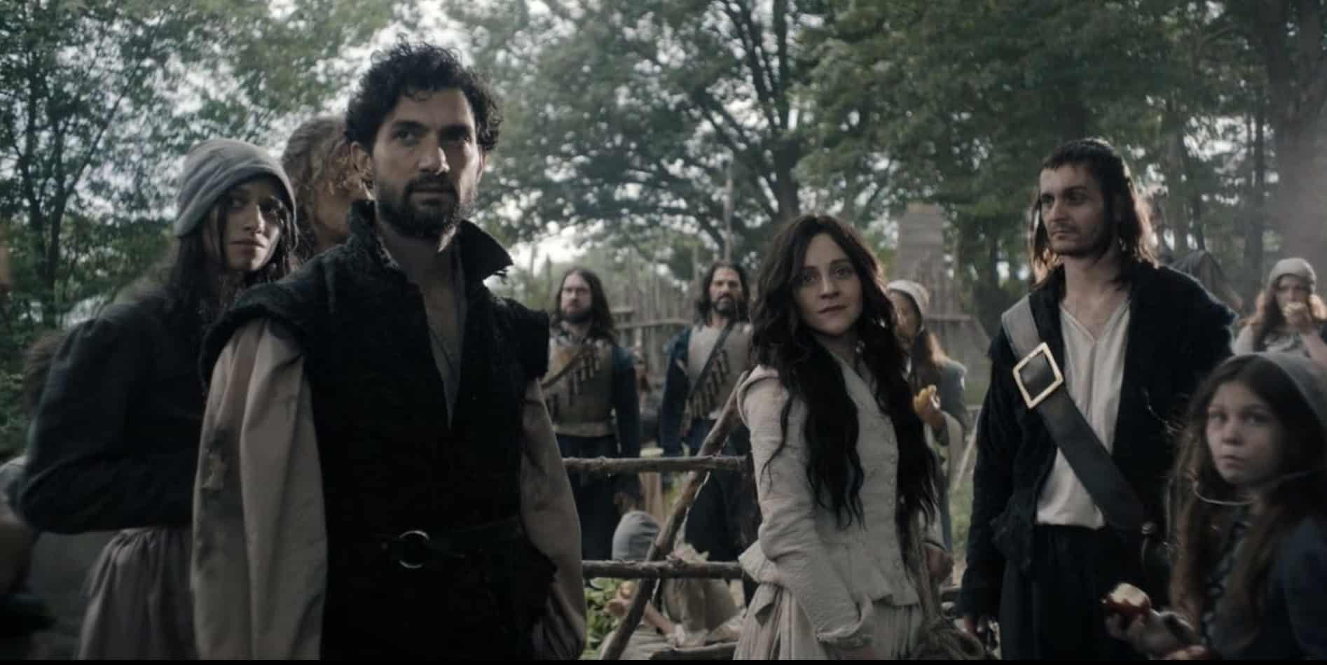 David Alpay, Forrest Weber, and Mathilde Dehaye in Castle Rock (2018)