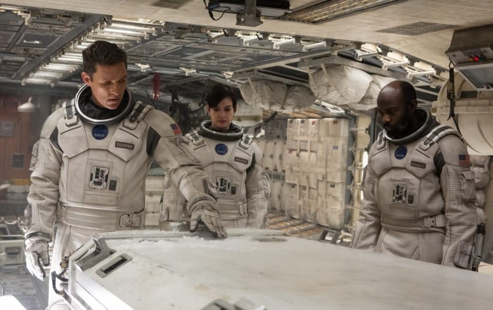 Matthew McConaughey, Anne Hathaway, and David Gyasi in Interstellar (2014)
