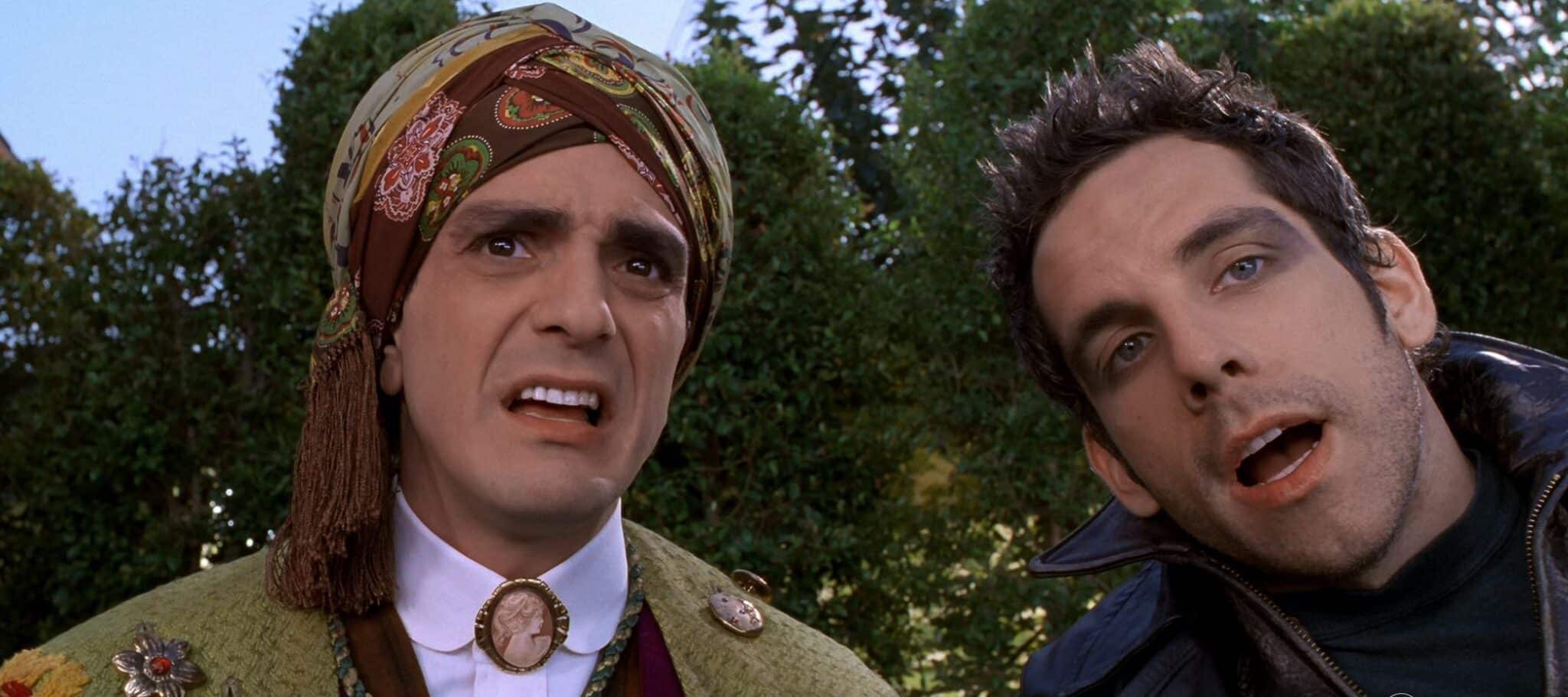 Hank Azaria and Ben Stiller in Mystery Men (1999)