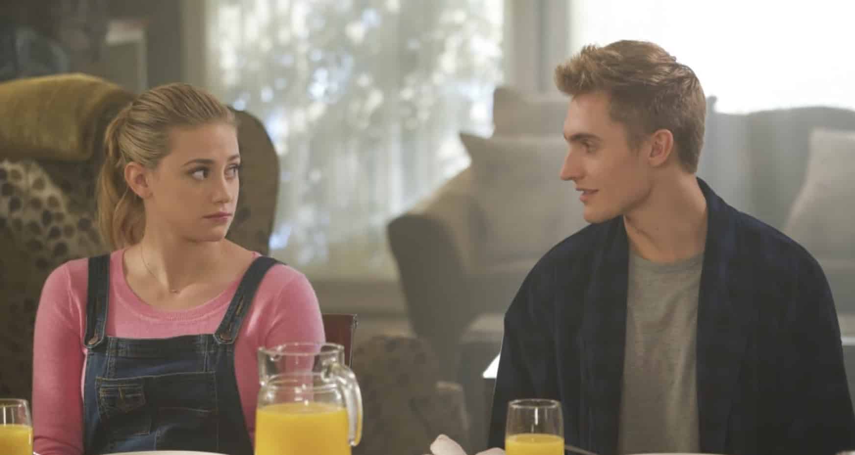 Lili Reinhart and Hart Denton in Riverdale (2017)