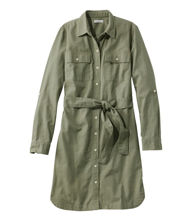 Women's Signature Camp Shirt Dress, Button-Front