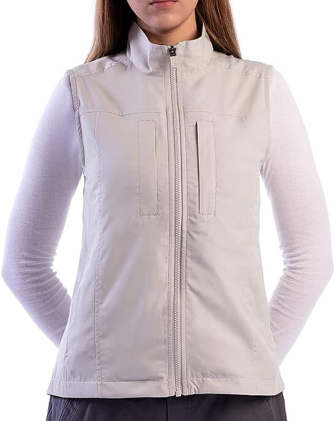 SCOTTeVEST Featherweight Vest for Women - 16 Hidden Pockets - Lightweight Water Repellent for Travel & More