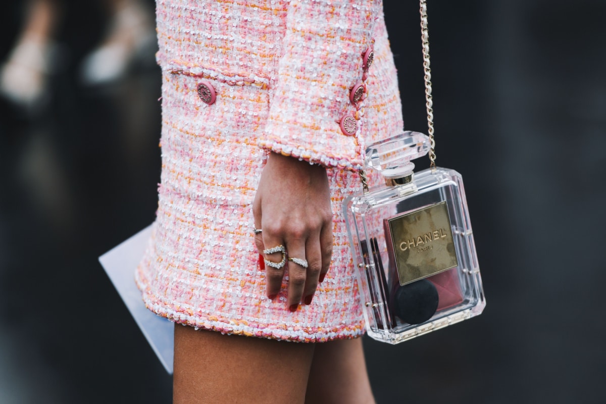 Paris, France - March 5, 2019: Street style outfit - Lala Rudge before a fashion show during Paris Fashion Week - PFWFW19