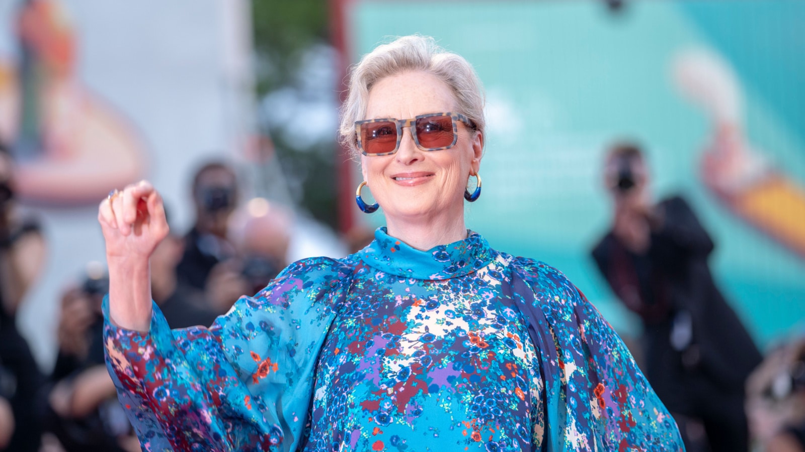 Meryl Streep walks the red carpet ahead of the "The Laundromat" screening during the 76th Venice Film Festival at Sala Grande on September 01, 2019 in Venice, Italy.