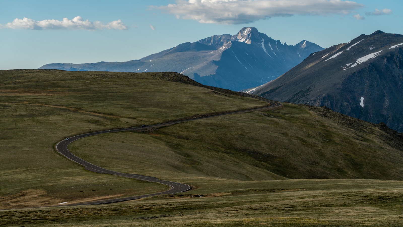 Trail Ridge Road, high in Colorado's Rocky Mountain National Park.